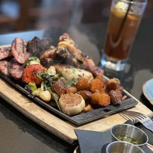 Parrillada Mixta... This definitely can feed 2 people!!