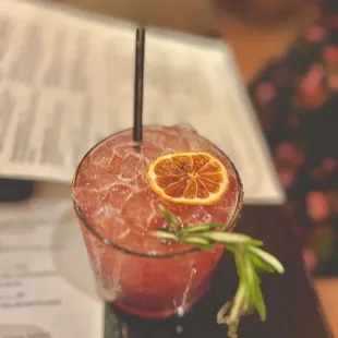 My sister&apos;s drink..Isla Encantada I believe