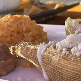 Tamales Platter