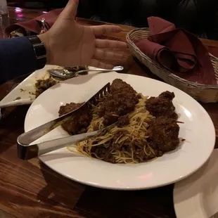 Spaghetti and Meatballs