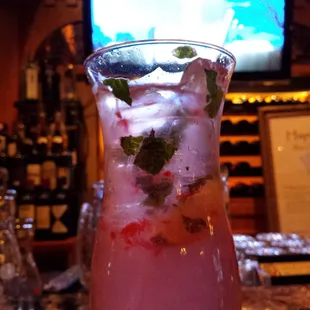 Fresh berry mojito.... happy hour everyday