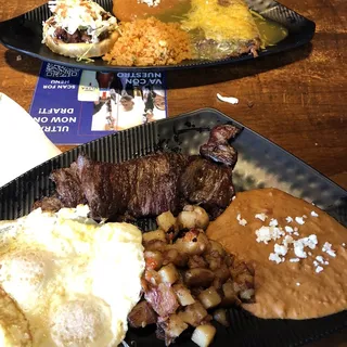 Skirt Steak and Eggs