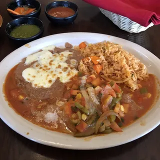 Pescado Veracuzano Lunch