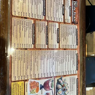 New menu items!