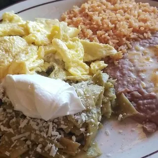 Chilaquiles con huevo