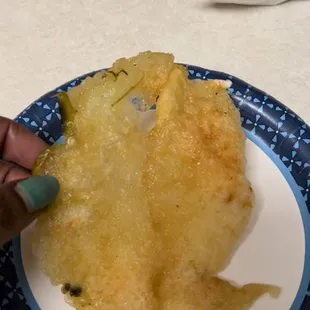 Chile Rellano cheese that turned to plastic after 20 seconds in the microwave.