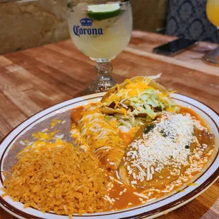 31. 1 Chile Relleno, 1 Enchilada de Res and 1 Taco de Res