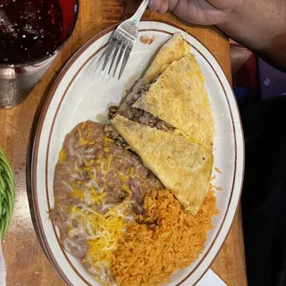 33. 1 Quesadilla (Cualquier Carne)