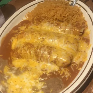 5. 2 Enchiladas de Arroz y Frijoles