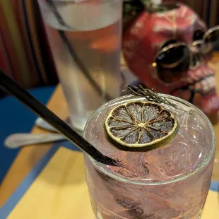Gin and tonic margarita lavender