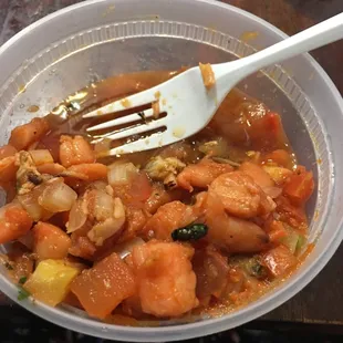 I ordered take out and found a fly in my ceviche AFTER I&apos;ve eaten almost half.... disgusting. How?