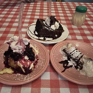 Lemon Bundt Cake, cannoli, death by chocolate