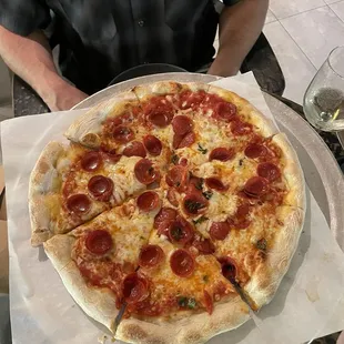 Bruschetta Pepperoni Pizza