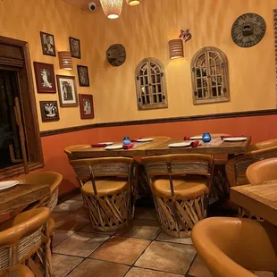 One end of the dining area.