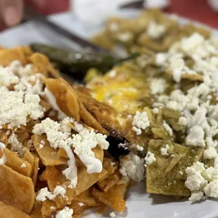 Chilaquiles tricolor