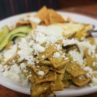 Chilaquiles tricolor