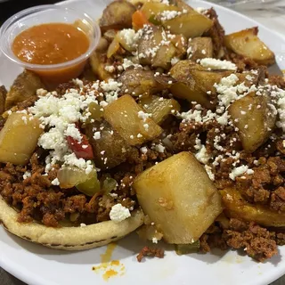 Sopes Chorizo Con Papa