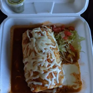 Wet Carnitas Burrito for $9.50.