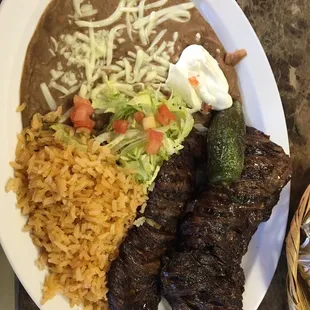 Carne Assad plate