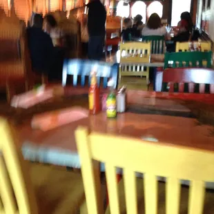 Dining room. Sorry it's blurry.