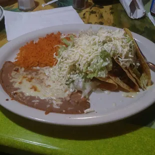 Beef tacos ...my new fave !