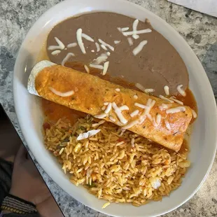 Lunch enchiladas