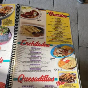 Full Updated Menu