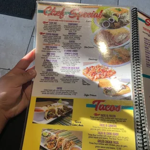 Chef special / tacos