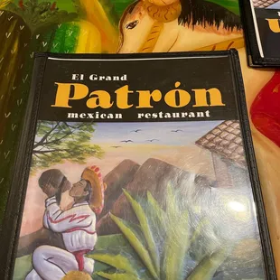 mexican restaurant menus on a table