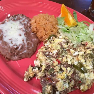 Machaca and Eggs Plate