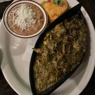 Chile Verde Plate