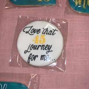 Love that 45th journey for me