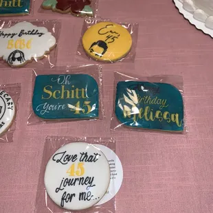 Schitts Creek cookies