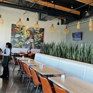 interior, sushi and sashimi