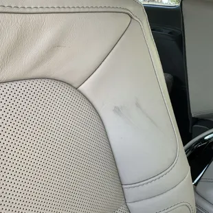 Dirty seat