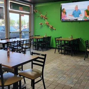 Half of their dining room