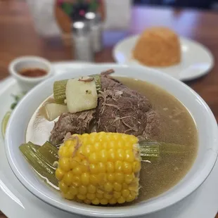 Cocido de res. Beef soup like mom would make!
