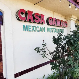 the front of the restaurant