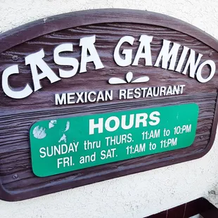 a sign for a mexican restaurant