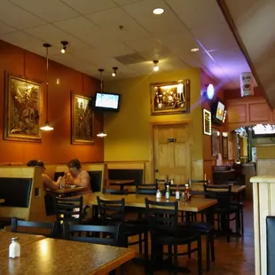 the interior of a mexican restaurant