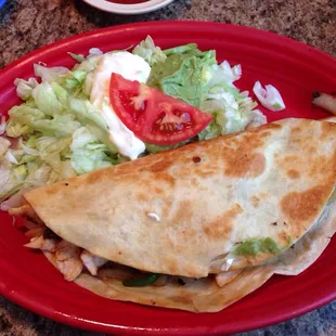 Fajitas quesadilla