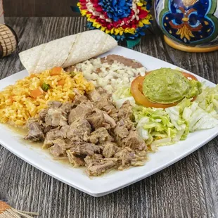 Chile Verde Plate