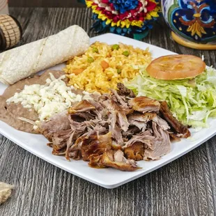 Carnitas Plate