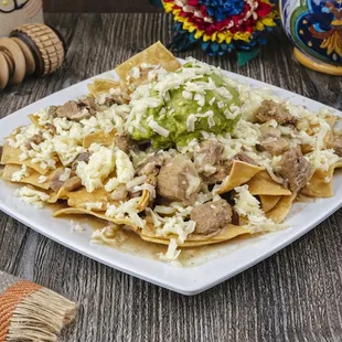 Chile Verde Nachos