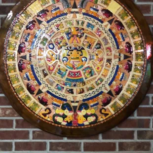 Es un calendario azteca