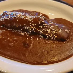 Mole Enchiladas with Chicken