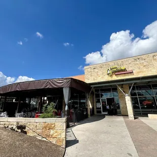 Large outdoor seating,