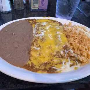 Beef Enchiladas Lunch Special
