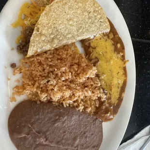 Enchiladas &amp; Taco Lunch Special