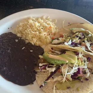 Fish Taco Plate (grilled)